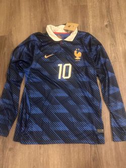 France Home Mbappe Long Sleeve World Cup Jersey