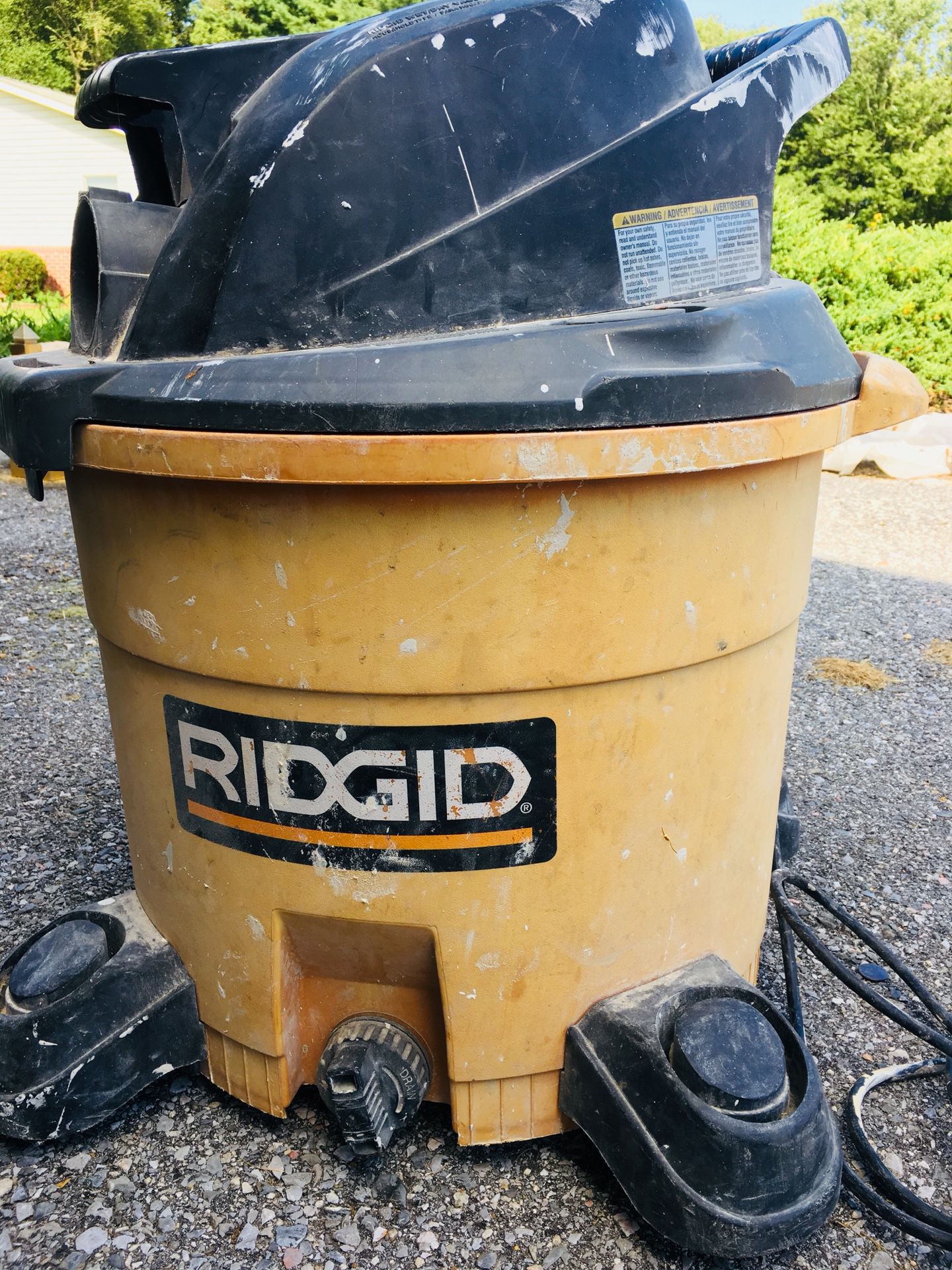 RIDGID Vacuum Cleaner 12 Gal. 5.0-Peak HP Wet Dry
