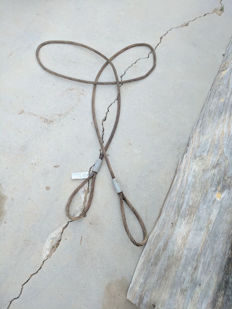 Steel cables, tow straps