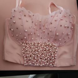 Pink Fashion Nova Corset