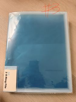 A4 2 O-Ring file. $3.  2 hole punchers. $5 each