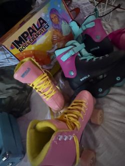 Impala Roller Skate Bundle – 2 Pairs + Protective Gear + Box