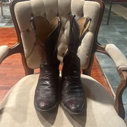 Size 13 Lucchese Vintage STINGRAY Boots 