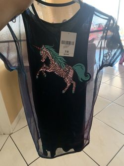 Girls unicorn dress