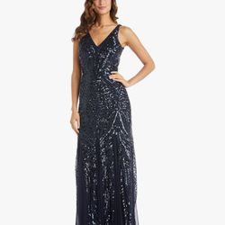 Women's Long Embellished Cocktail Dress
