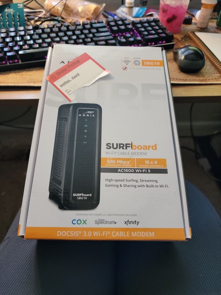 Arris Cable Modem - WiFi And Ethernet