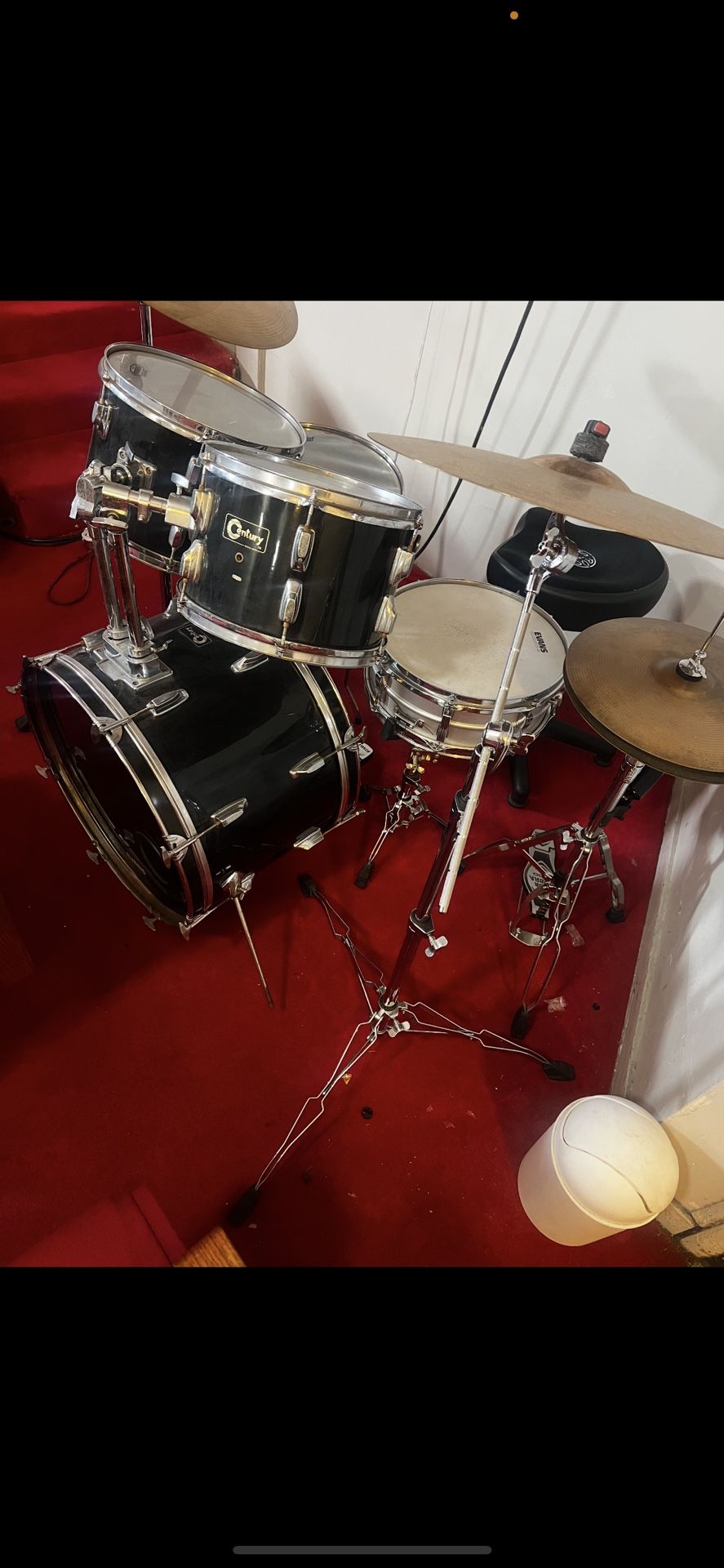 Drum Set With Symbols / Make Offer