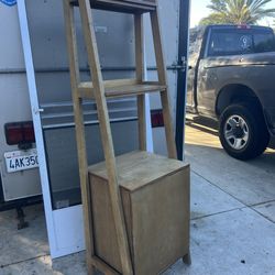 Crosley Landon Small Ladder Bookshelf