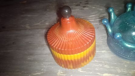 Cute Decor Resin Container