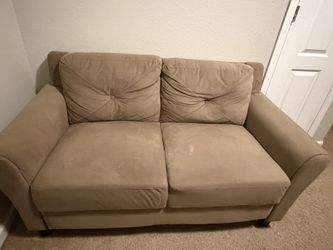 Brown Love Seat