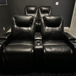 4 Movie Theater Chairs