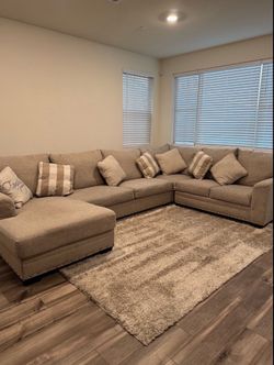 Sectional Couch + Oversized Chaise — $850 OBO