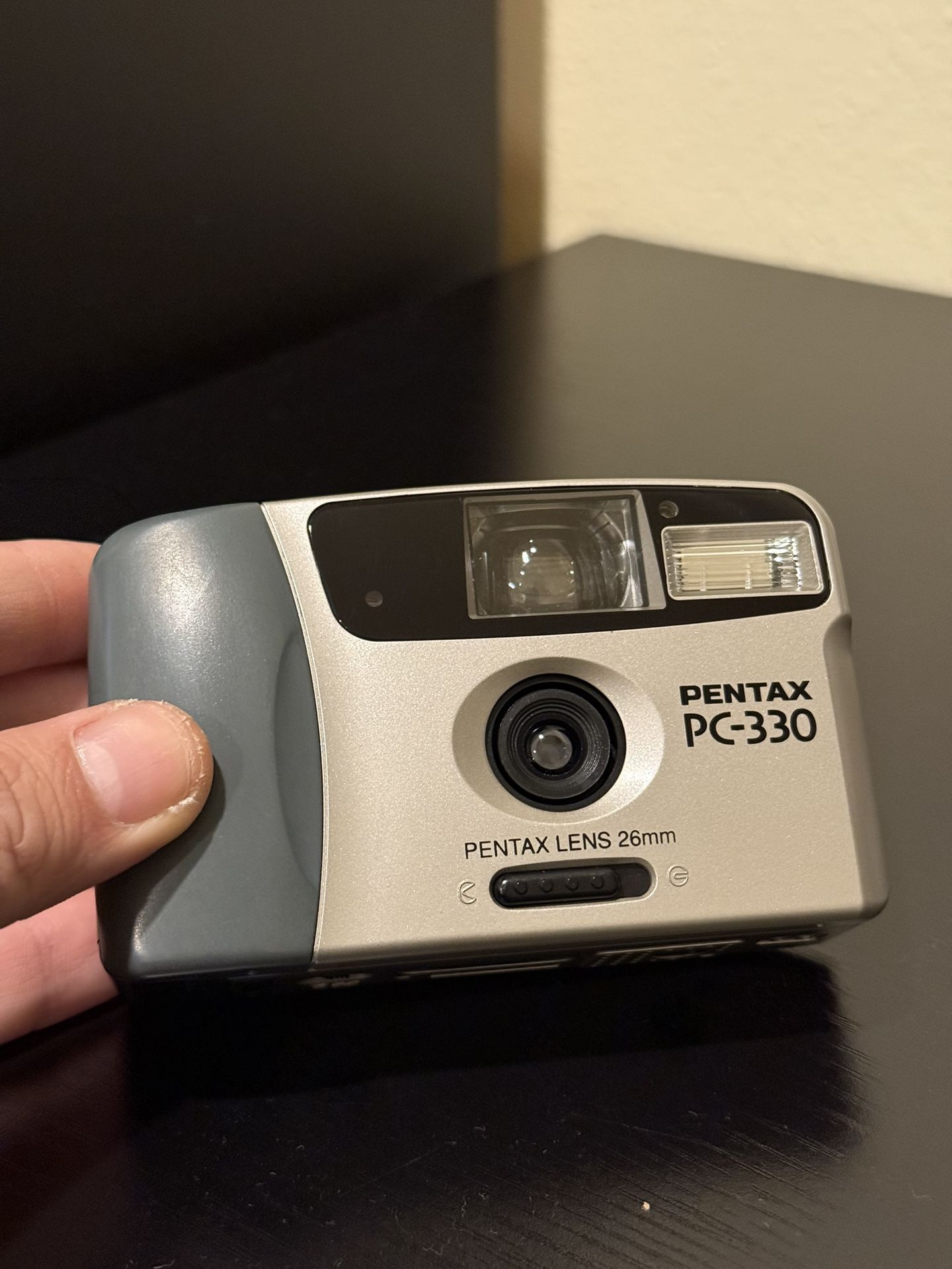 Pentax PC-330 Wide Angle 35mm Point And Shoot Film Camera