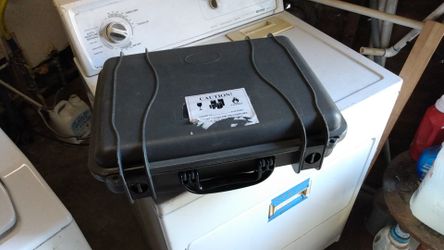 Pelican quality used case. Waterproof