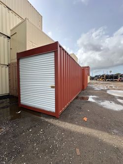 20FT SHIPPING CONTAINER – WIND & WATERTIGHT | HEAVY DUTY STORAGE SHED | CONNEX BOX (ROLL-UP DOOR)