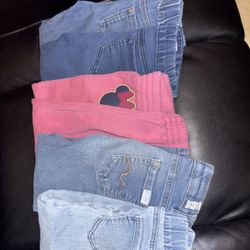 Girl Jeans 5-pairs Toddler Size: 3T 
