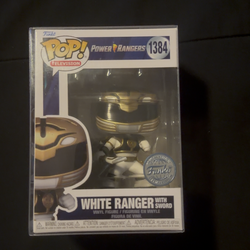 Funko Pop! MMPR 30th Anniversary White Ranger with Sword #1384 SE