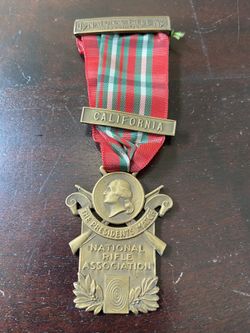 1934 antique national rifle association Metal or pin