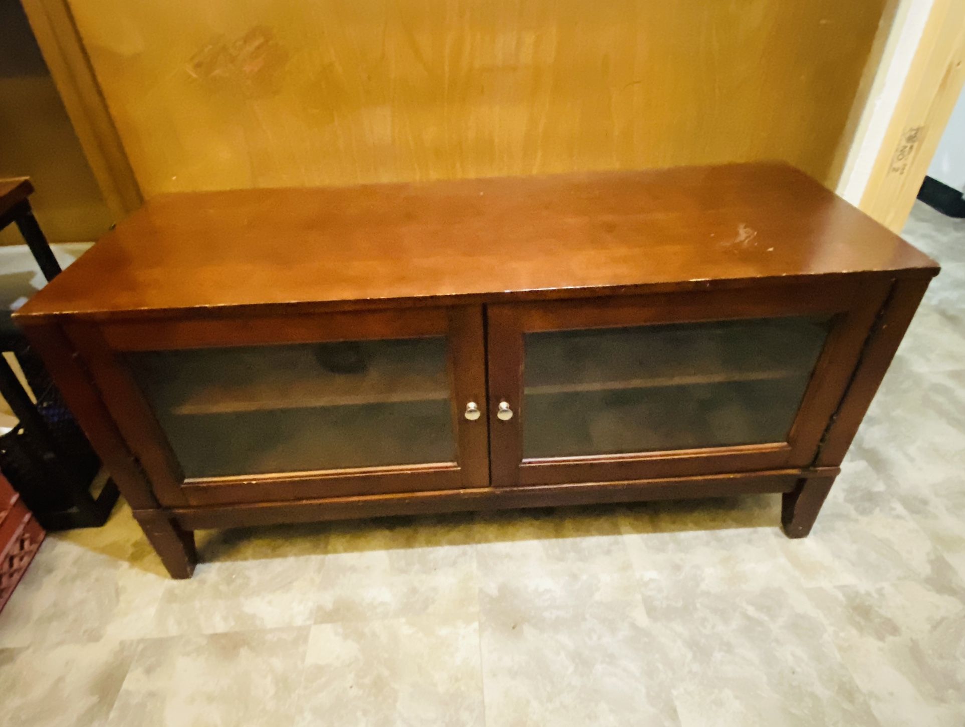 TV STAND (SOLID WOOD)