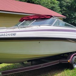 CROWNLINE boat and trailer 