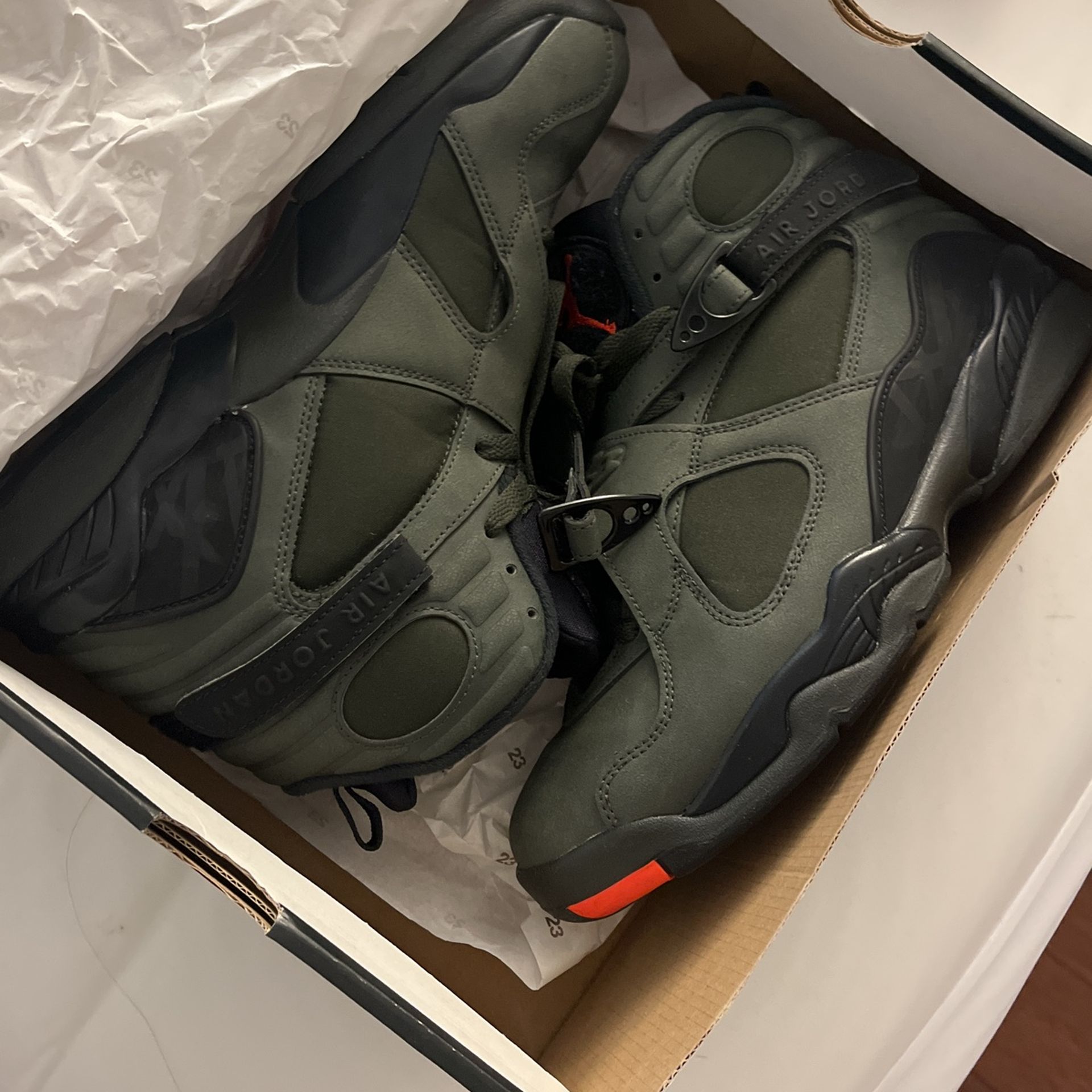 Air Jordan Retro Sequoia Orange Size