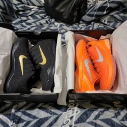 Kobe 6 Protro  Total Orange DS Size 9 M $280/ Kobe 11 Elite Low  Protro  Fade to Black  DS  Size 11 M $250 🔥 🔥