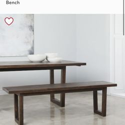 70% Off West Elm Wood Bench 