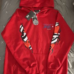 Chrome Hearts Matty Boy Sadistic Lipstick Hoodie 'Red/Orange