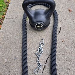 Fila Battlerope & Kettle Bell.