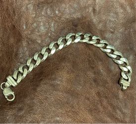Vintage Silver 925 Bracelet for men or women Biker style