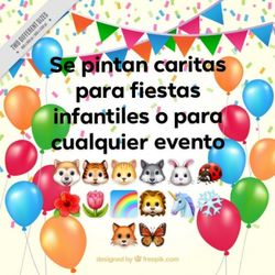 Pintacaritas Para Cualquier Evento 