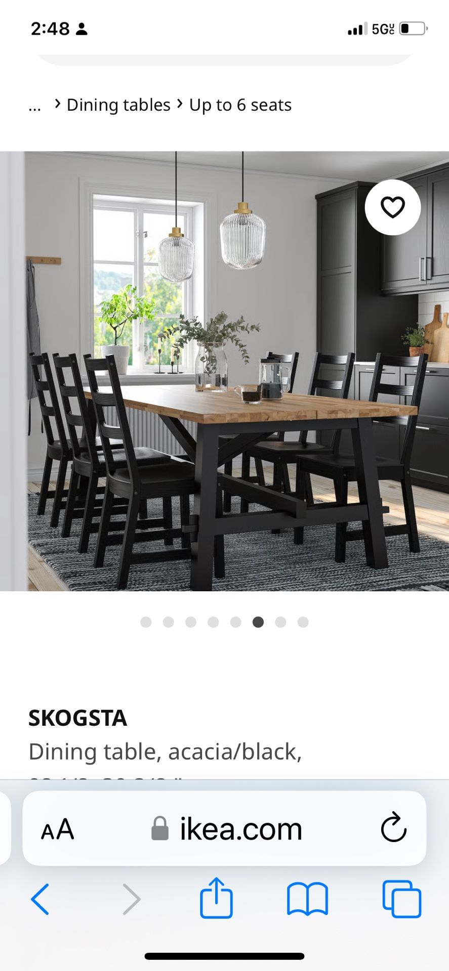 Beautiful Dining Room Table And 6 Chairs