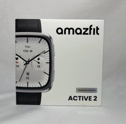 Amazfit Active 2 Premium Smart Watch (Square) Brand New SEALED