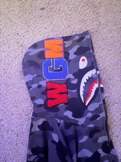 BAPE x MGM Shark Full-Zip Hoodie Size small in men’s