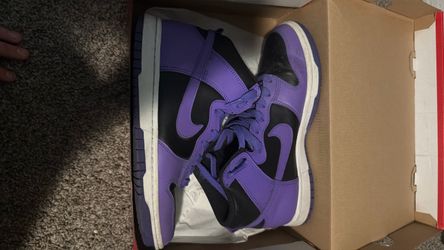 Nike dunk high top purple