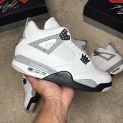 Jordan 4 White Cement Size 10
