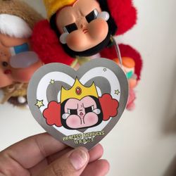 Crybaby X Powerpuff Girls Vinyl Face Plush Pendent - Secret Princess Morbucks 