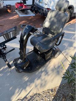 Pride mobility scooter and Bruno lift