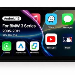 BMW 3 Series 2005-2011 CarPlay Android Auto Radio 9” | 4GB+64GB GPS Bluetooth Camera