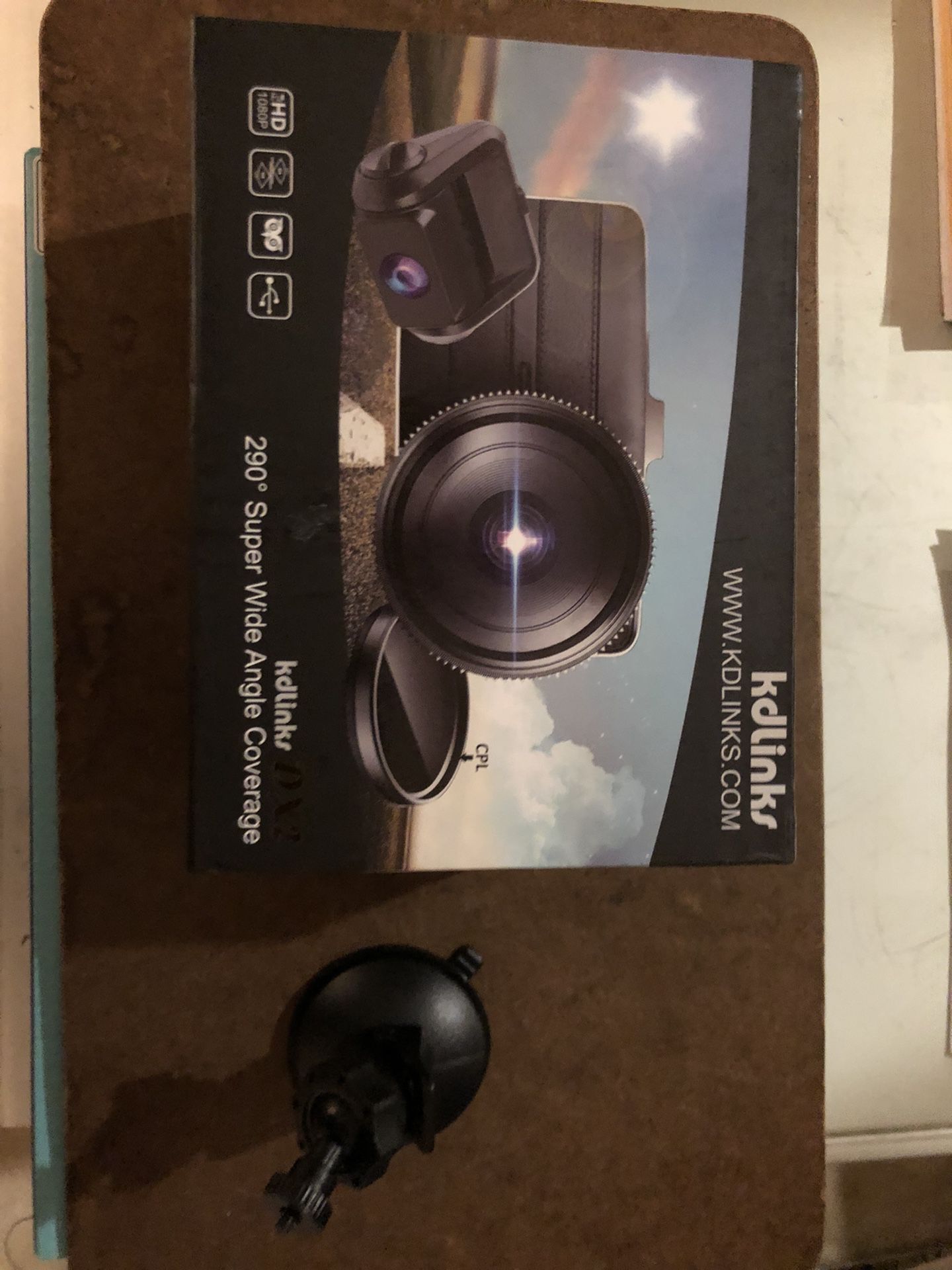 Front and Rear HD Dash Cam -KDlinks DX2 (Super Wide Angle Coverage) 