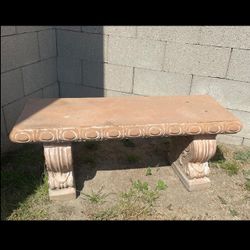 Decorative Concrete Bench 