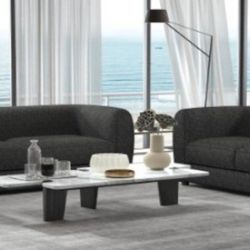 Brand New Black Modern Style Sofa & Loveseat 