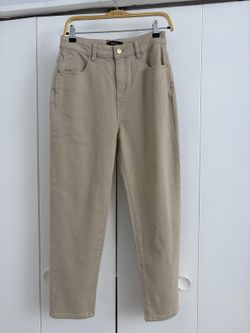 Beige Khaki Casual Pants – Size M, 97% Cotton, New with Tags