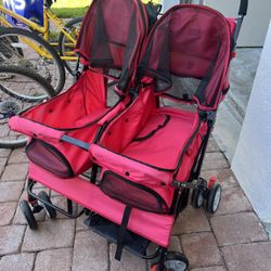 Dog pets Double Stroller