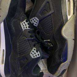Jordan4 Black Canvas Size 9