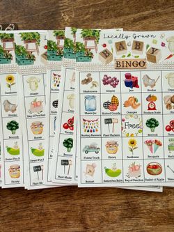 Locally Grown Bingo Game