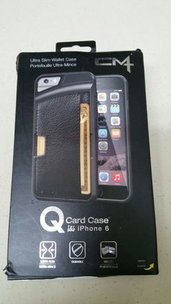 IPhone 6 ultra slim wallet case black