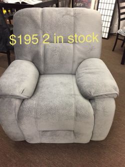 New recliners $195