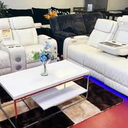 Power Reclining Livingroom Furniture Couches Sofa Sets 