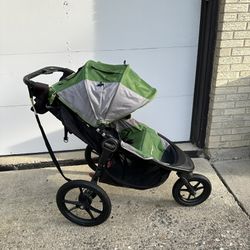 Baby Jogger Summit X3 Single Jogging Stroller  And  Baby Jogger Parent Console 